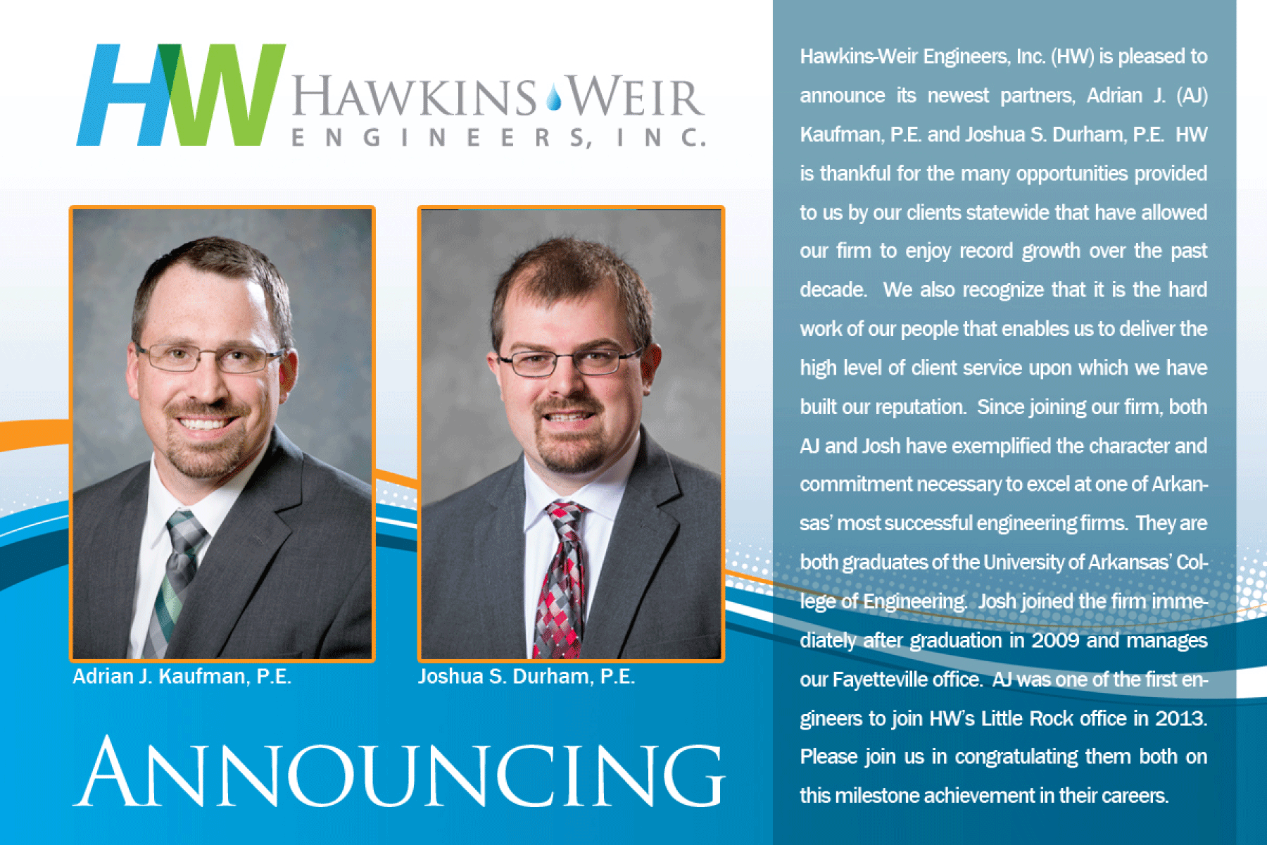 New Partners Announcement