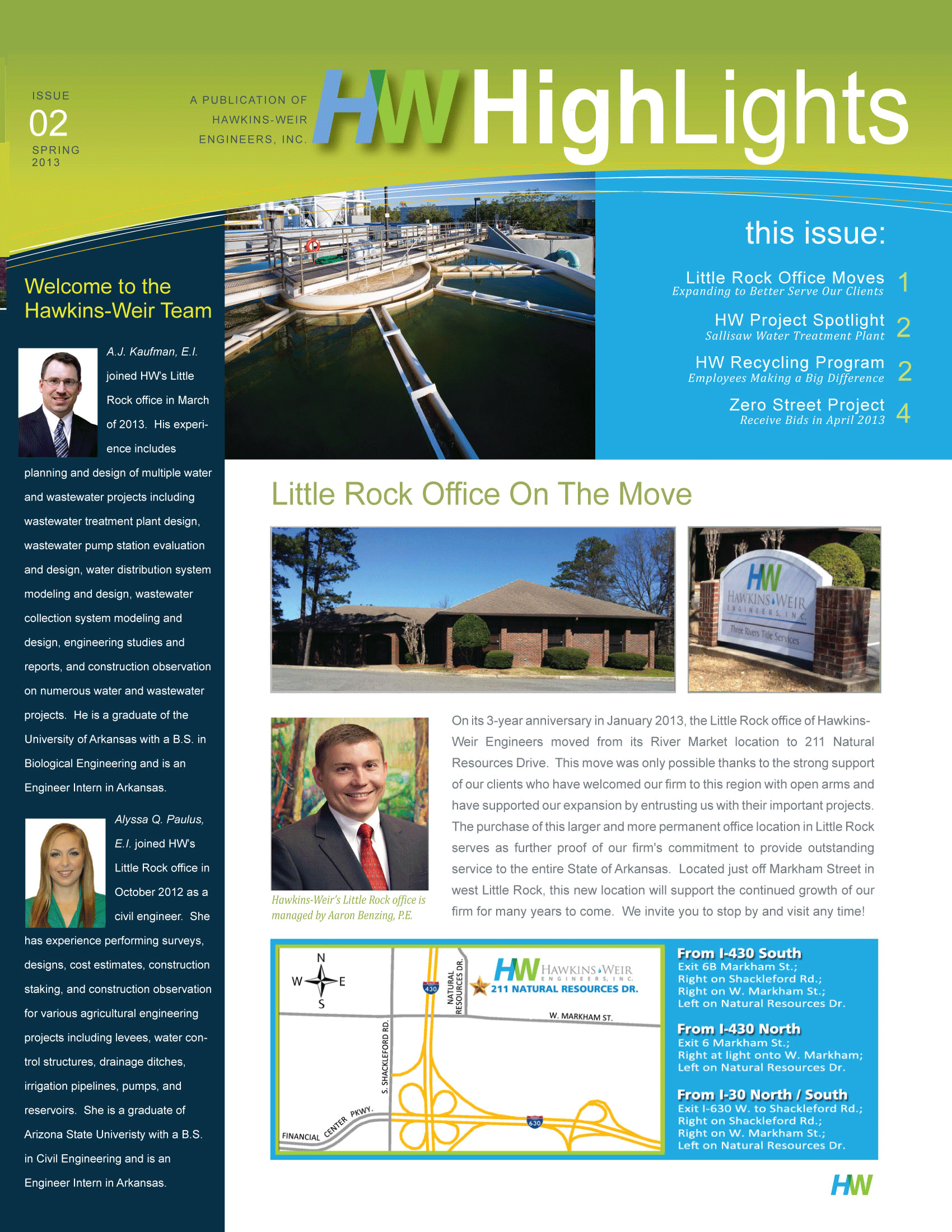 HW Newsletter Spring 2013