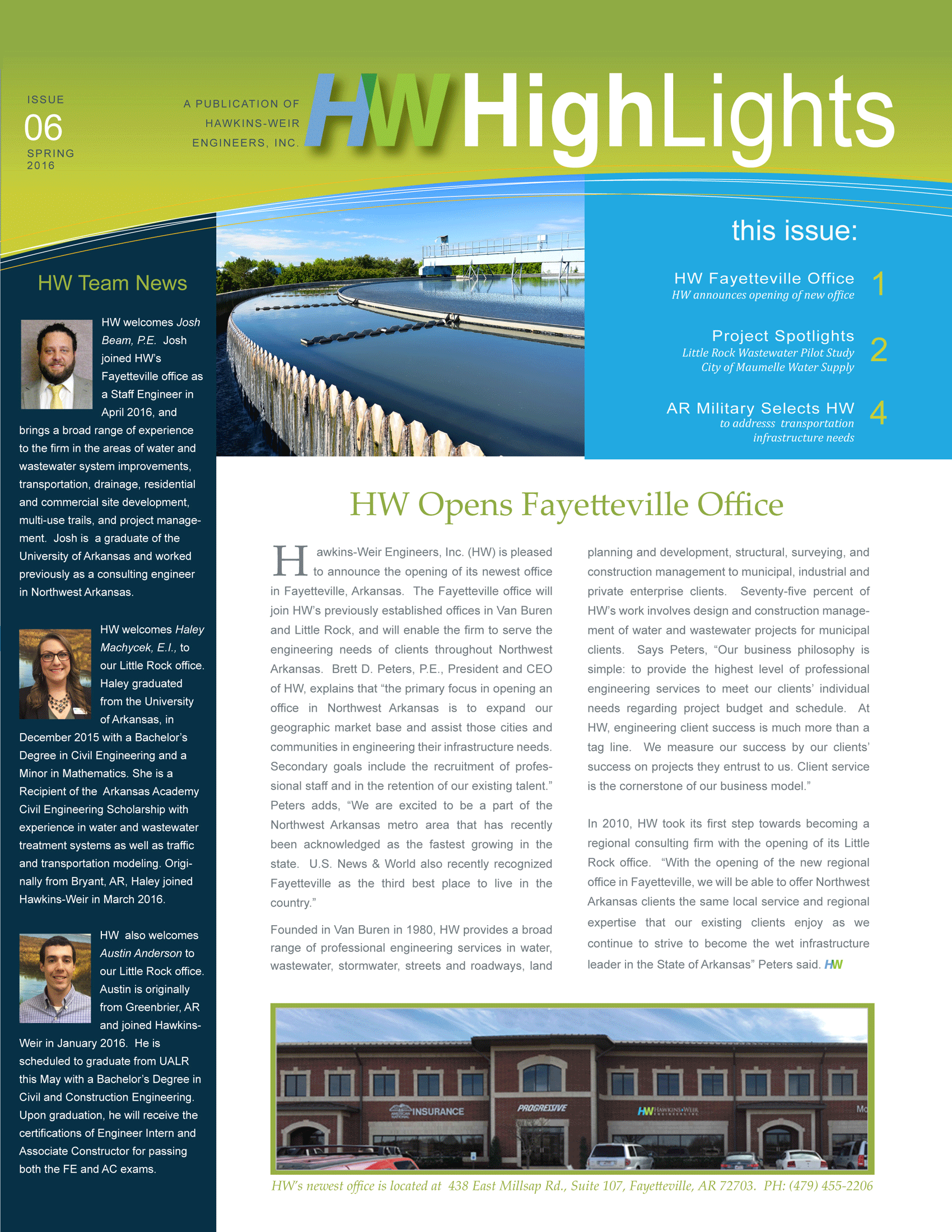 HW Newsletter Spring 2016