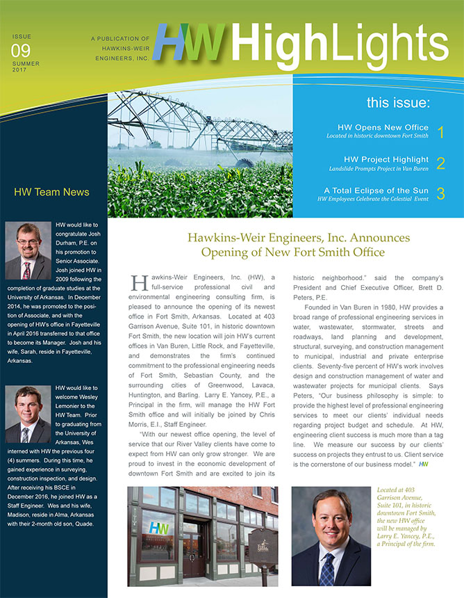 HW Newsletter Summer 2017